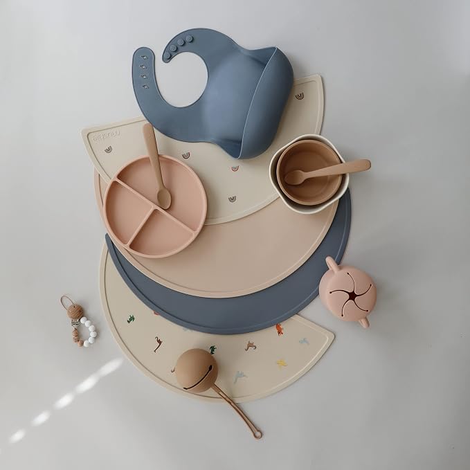 mushie Silicone Placemat for Kids | BPA-Free Non-Slip Design - Image 5