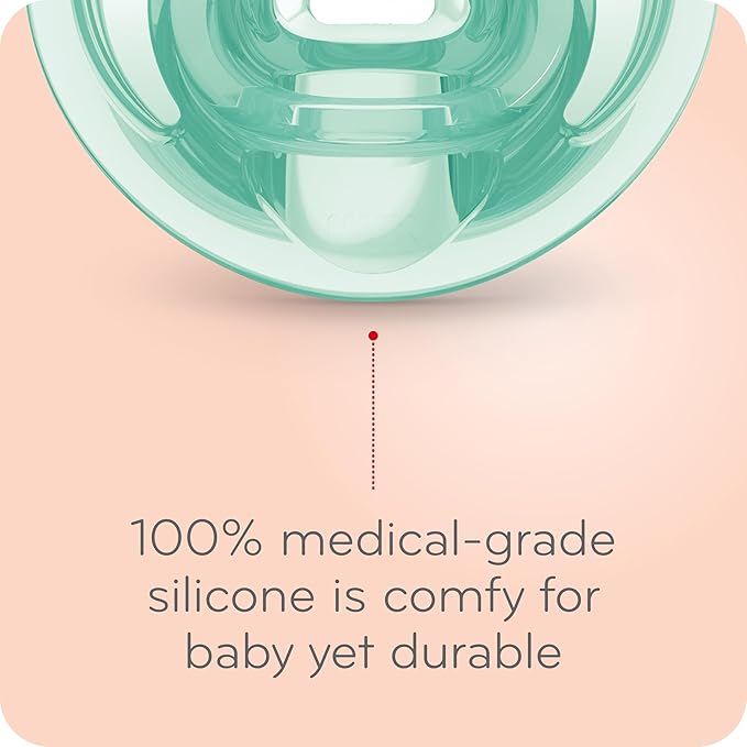 NUK Timeless Comfy Pacifier | 100% Silicone, One-Piece Design | BPA-Free - Image 6