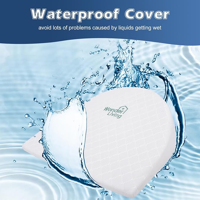 Baby Wedge Pillow for Newborn, Waterproof, Pregnancy Wedge, Premium Foam - Image 3