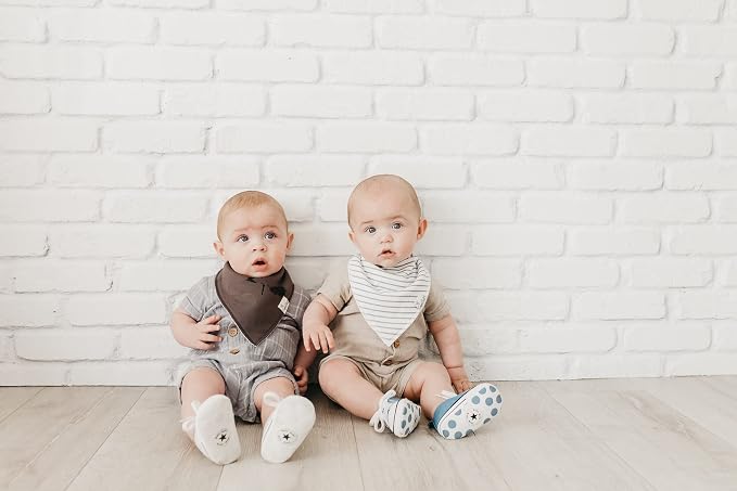 Copper Pearl 4 Pack Soft Cotton Baby Bibs - Image 2