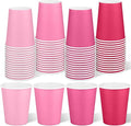 URATOT 60 Pieces 9 Ounce Pink Paper Cups Gradient Color Disposable Coffee Party by URATOT