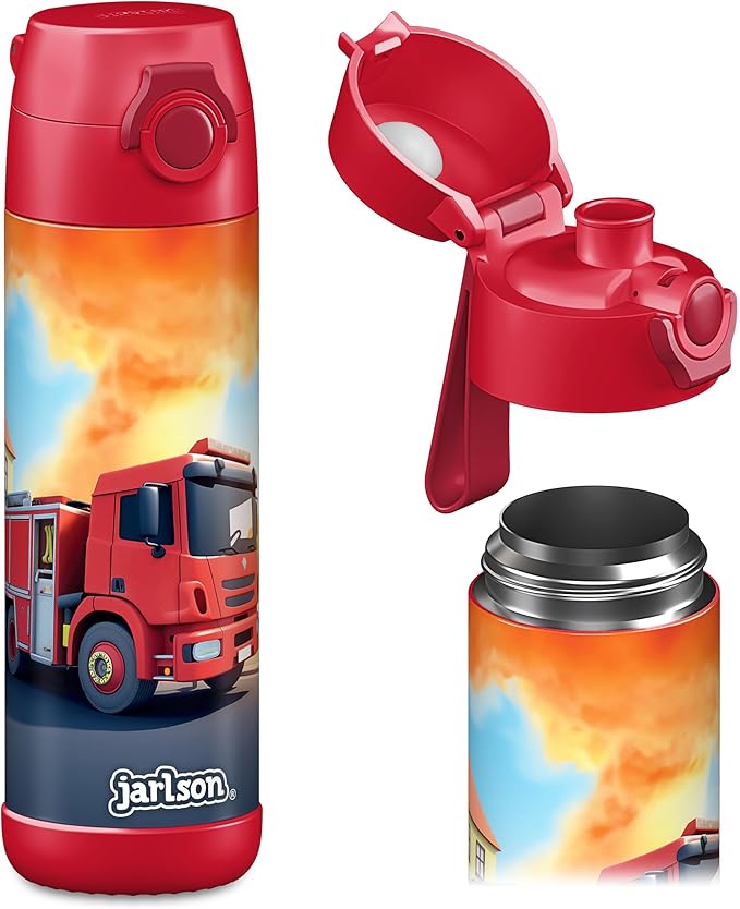 Jarlson® Mali Children's Water Bottle, Thermal Stainless Steel Water Bottle by JARLSON