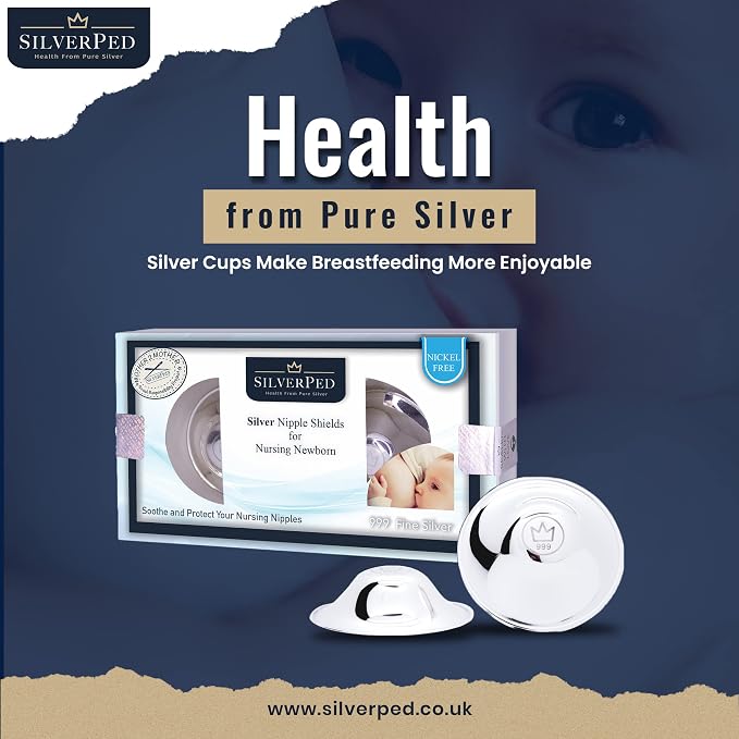 100% Silver Nipple Shield, Soothe and Protect Sore Nipples - Image 3