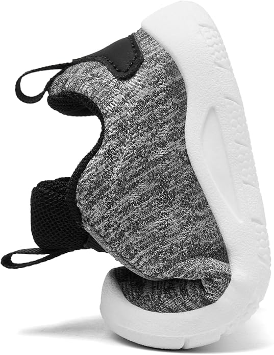 MORENDL Toddler Slip On Sneakers Baby Walking Shoes Non-Slip Breathable Unisex - Image 5