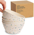 Nook Theory 4 Pack Bamboo Bowls - 22 Oz Reusable Bowl by NookTheory