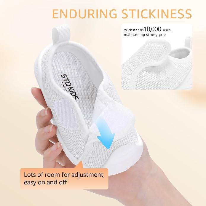 Baby Boys Girls First Walking Shoes Wide Toe Box Infant Sneakers Lightweight - Image 5