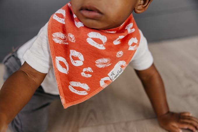 Copper Pearl 4 Pack Soft Cotton Baby Bibs - Image 8