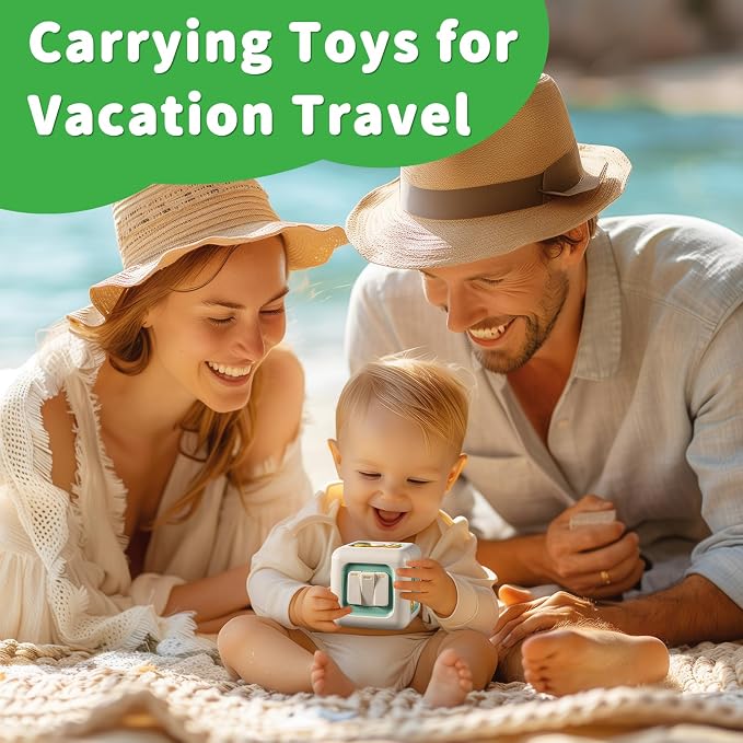Busy Cube Toy, Sensory Toys for Toddlers 1-3, Baby Car Seat Toys 12-18 Months - Image 7
