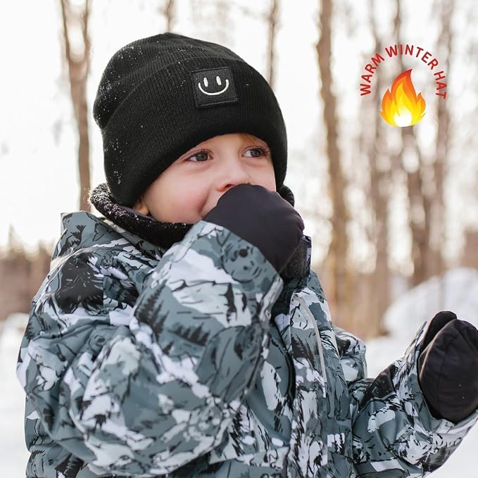 FURTALK Baby Beanie Cute Toddler Winter Hat Knit Boys Girls Warm 2 Pack Kids - Image 5