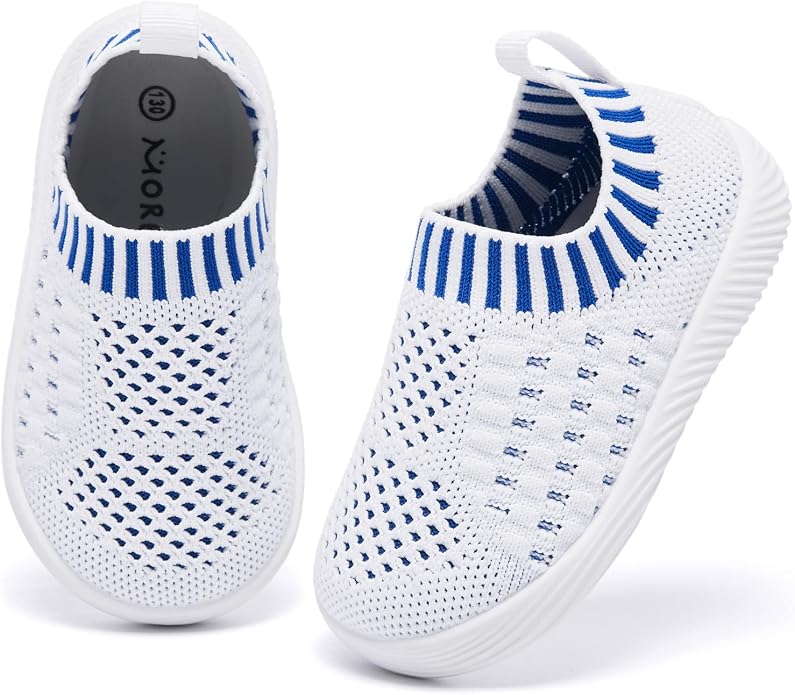 MORENDL Baby Toddler Walking Socks Non-Slip Breathable Unisex Casual Sneakers - Image 2