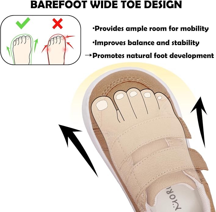 MORENDL Wide Toe Box Shoes Toddler Barefoot Shoes Baby Walking Shoe Boy Girl - Image 2
