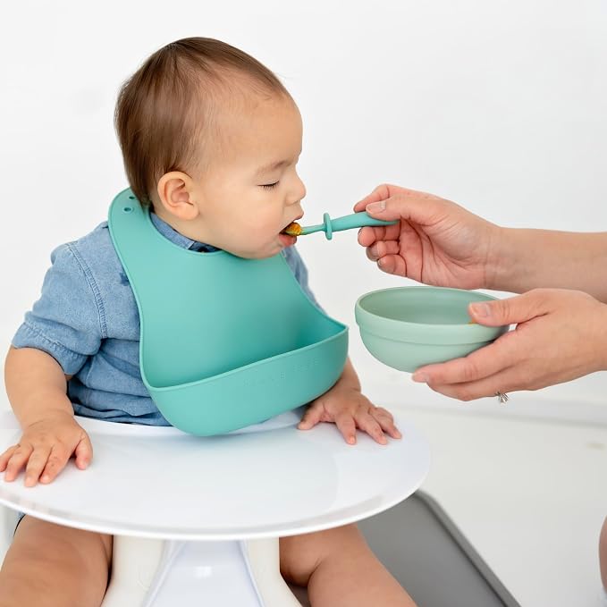 Ryan & Rose Ultimate Baby Utensil Set of 3 Silicone Baby Spoons Silicone - Image 3