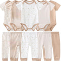 Baby Layette Set Baby Boys' 9-Piece Bodysuits Pants Set Toddler Girl Boy Unisex by Kiddiezoom