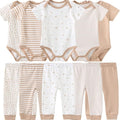 Baby Layette Set Baby Boys' 9-Piece Bodysuits Pants Set Toddler Girl Boy Unisex by Kiddiezoom