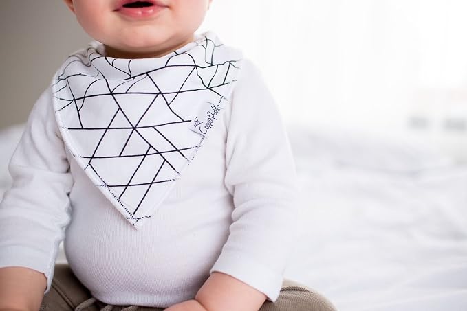 Copper Pearl 6 Pack Soft Cotton Baby Bibs - Image 5