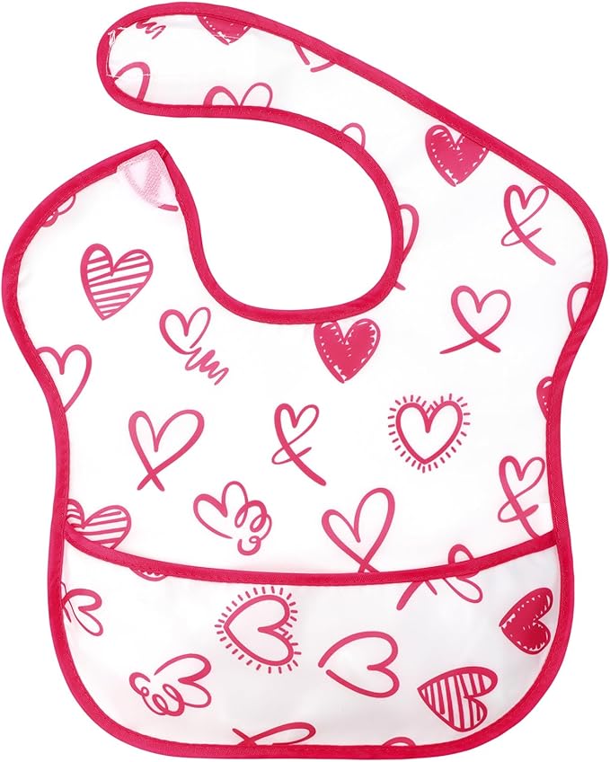 Accmor Baby Bibs, Waterproof Baby Toddler Bibs, Apron Smock Bib - Image 8