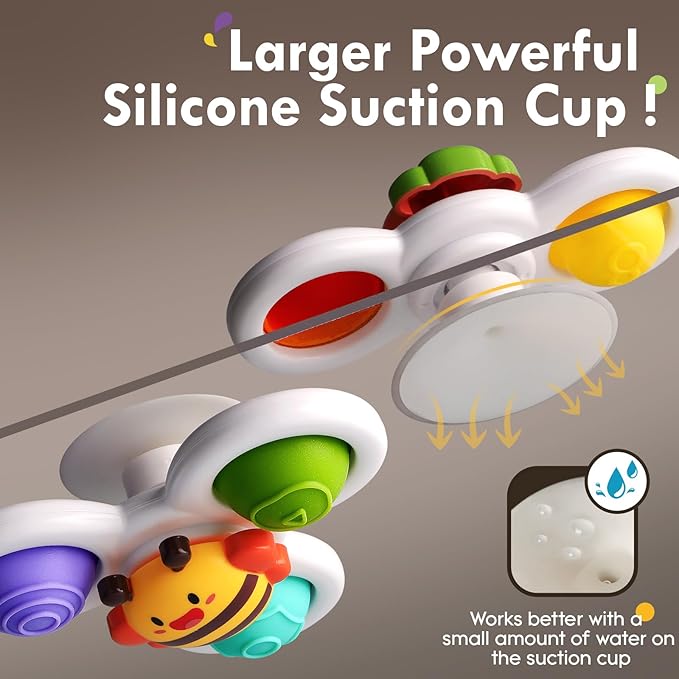 ALASOU 3PCS Pop Suction Cup Spinner Toys - Image 3