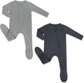 HAPIU Rayon from Bamboo Baby Footed Pajamas, 2 Way Zipper YKK, Footie by HAPIU