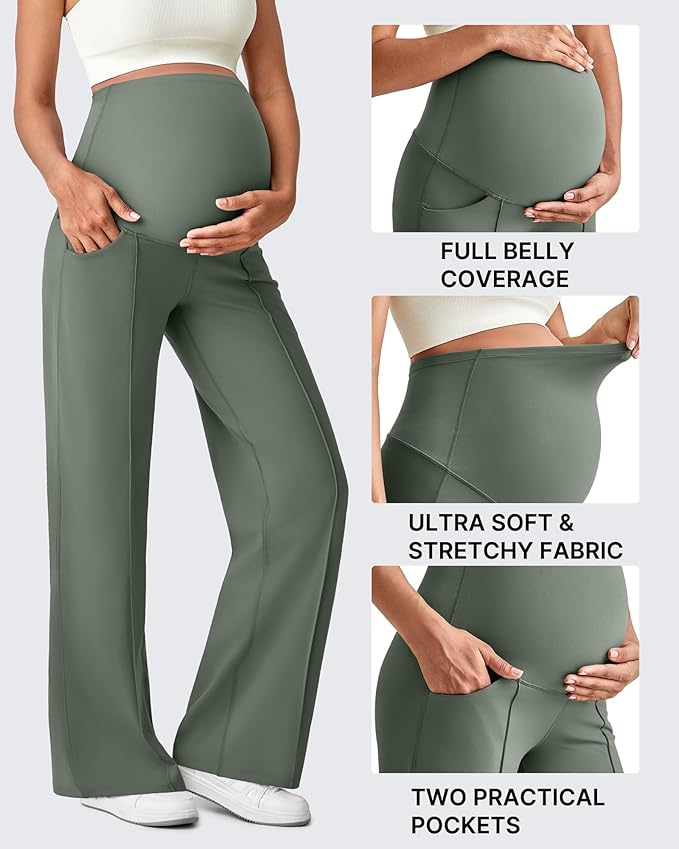 G4Free Maternity Dress Yoga Pants - Image 3