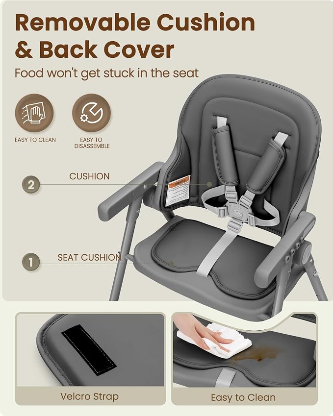Foldable High Chair, High Chairs - Image 4