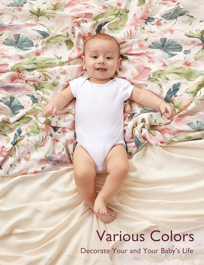 Momcozy Muslin Swaddle Blankets, Ultra Soft Neutral Registry Essentials - Image 5