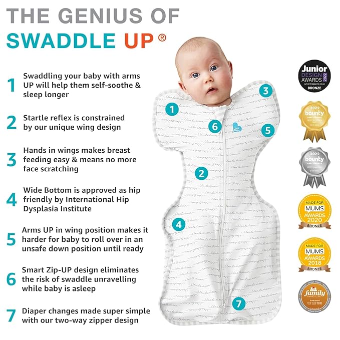 Love to Dream Swaddle UP, Organic Cotton, Baby Sleep Sack, Self-Soothing - Image 5