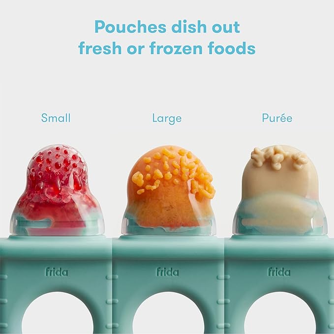 Frida Baby Push Pop Silicone Feeder, Baby Fruit Food Feeder to Safely Introduce - Image 4