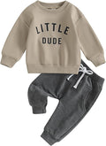 Toddler Baby Boy Clothes Solid Color Long Sleeve Crewneck Sweatshirt Top Casual by MABABY