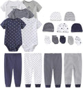 Kiddiezoom Unisex Baby Layette Essentials Giftset Clothing Set 19-Piece by Kiddiezoom
