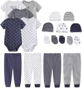 Kiddiezoom Unisex Baby Layette Essentials Giftset Clothing Set 19-Piece by Kiddiezoom