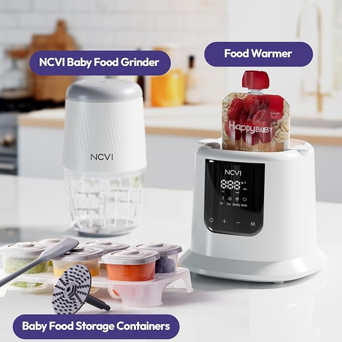 NCVI Baby Milk Warmer 3 Mins Fast Heating 8 in 1 Functions, Infant Breast Milk - Image 7