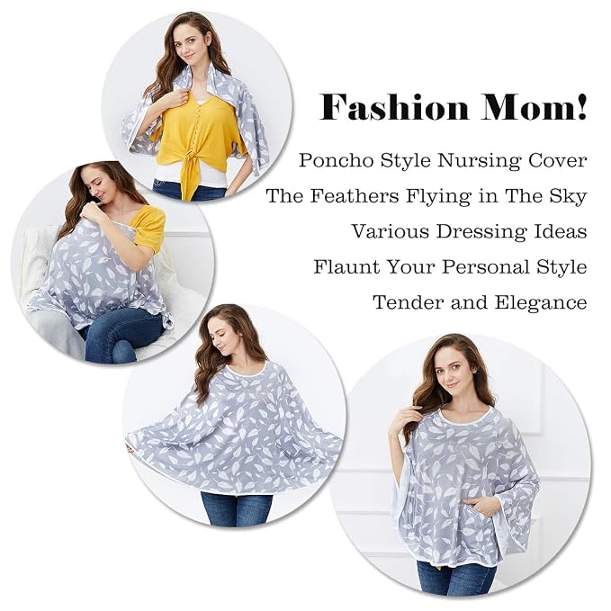 Baby Nursing Cover & Nursing Poncho - Image 7