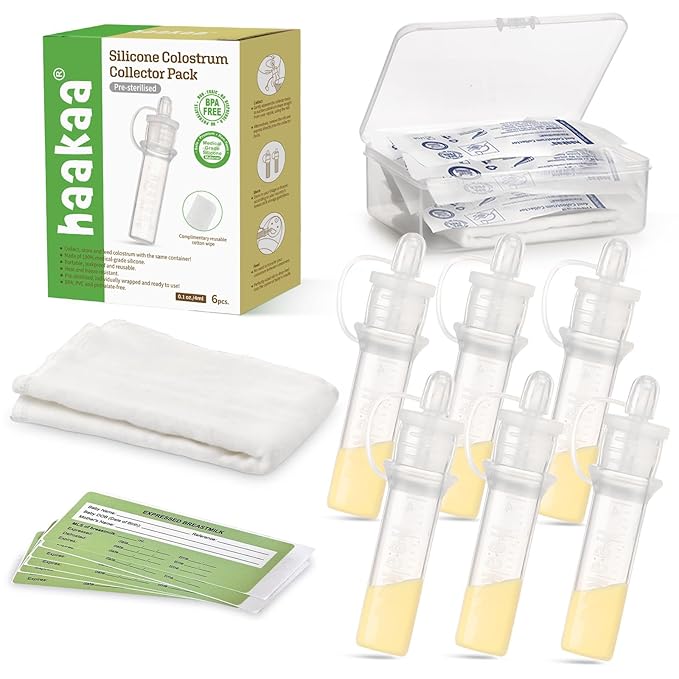 haakaa Colostrum Collector Kit Breast Milk Collector by haakaa