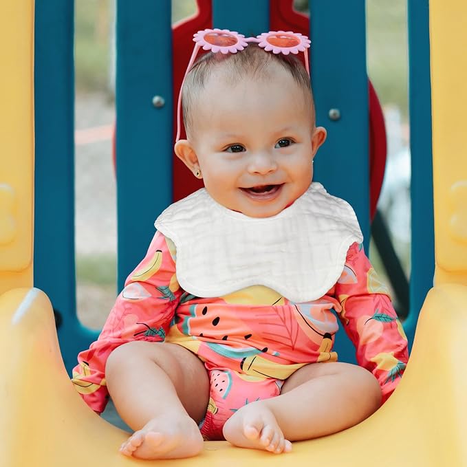 Baby Bibs Muslin Drool Teething Drooling Bibs - Image 4