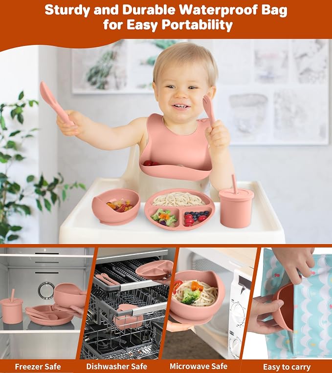 ECLIP Silicone Baby Feeding Set - Image 8