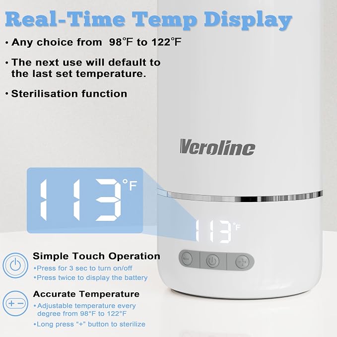 Portable Bottle Warmer, 17 Oz Travel Bottle Warmer - Image 3