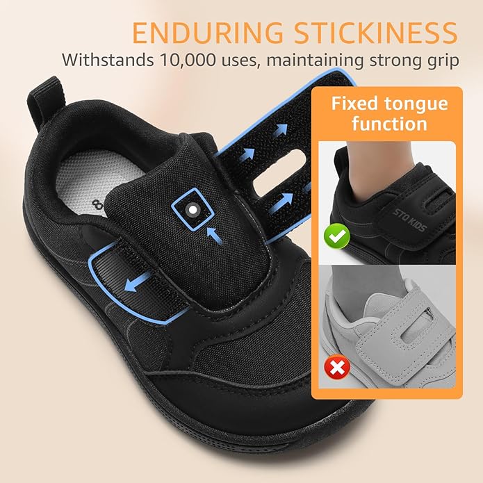 Toddler Wide Toe Box Barefoot Shoes Boys Girls Sneakers Kids Tennis Shoes - Image 8