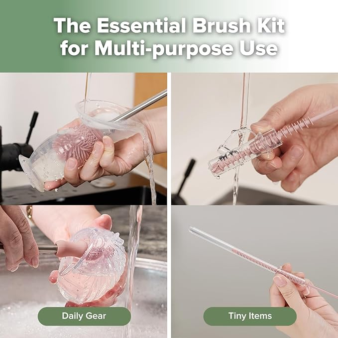 Haakaa Silicone Cleaning Brush Kit - Image 3