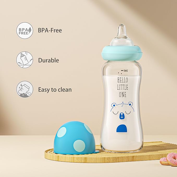 YOHKOH Natural Glass Baby Bottle - Image 6