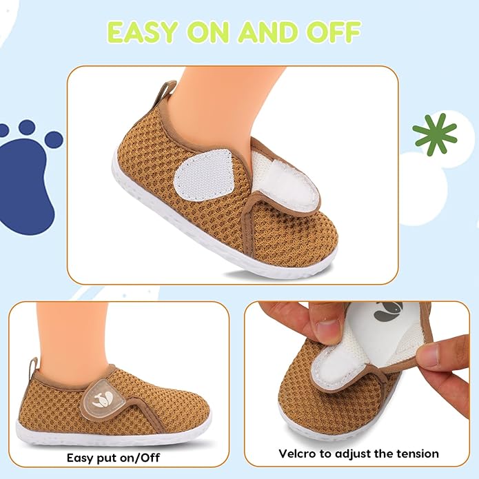 FEETCITY Baby Boys Girls First Walking Shoes Infant Sneakers Crib Shoes - Image 2