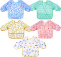 Lictin Long Sleeve Bibs 5 Pack by Lictin