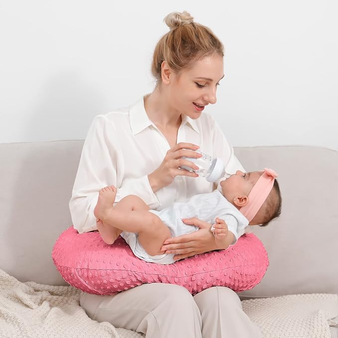 Nursing Pillow and Positioner, Breastfeeding, Bottle Feeding, Baby Sitting - Image 2