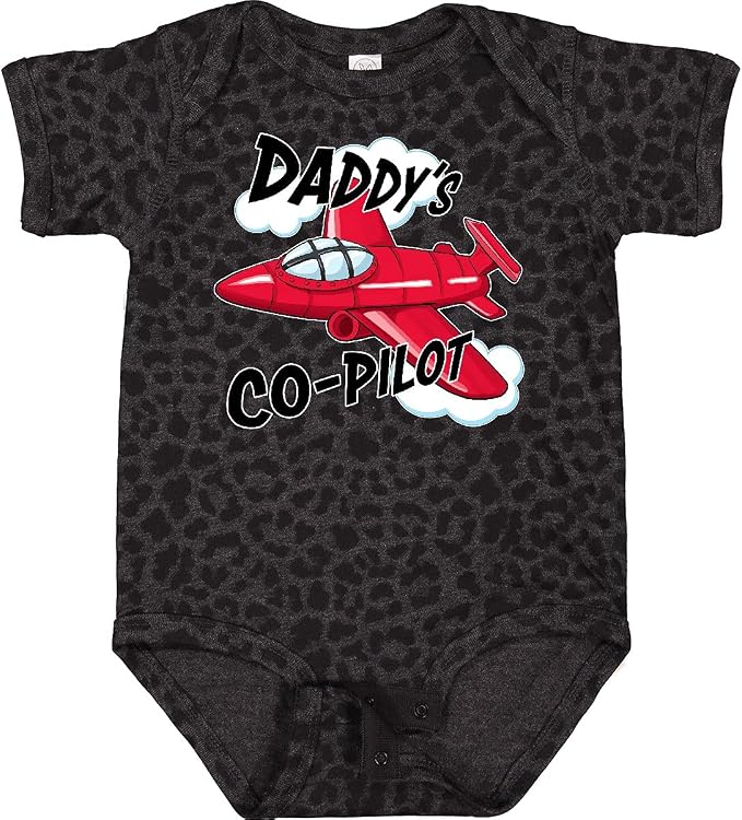 inktastic Daddys Co-Pilot for Fathers Day Baby Bodysuit by Inktastic