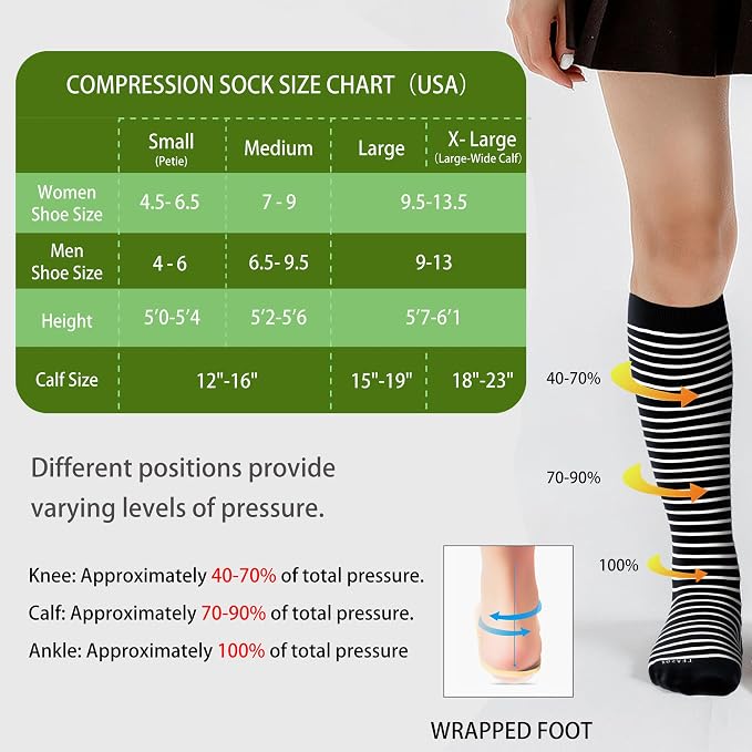 LEVSOX Viscose Made from Bamboo Compression Socks - Image 4