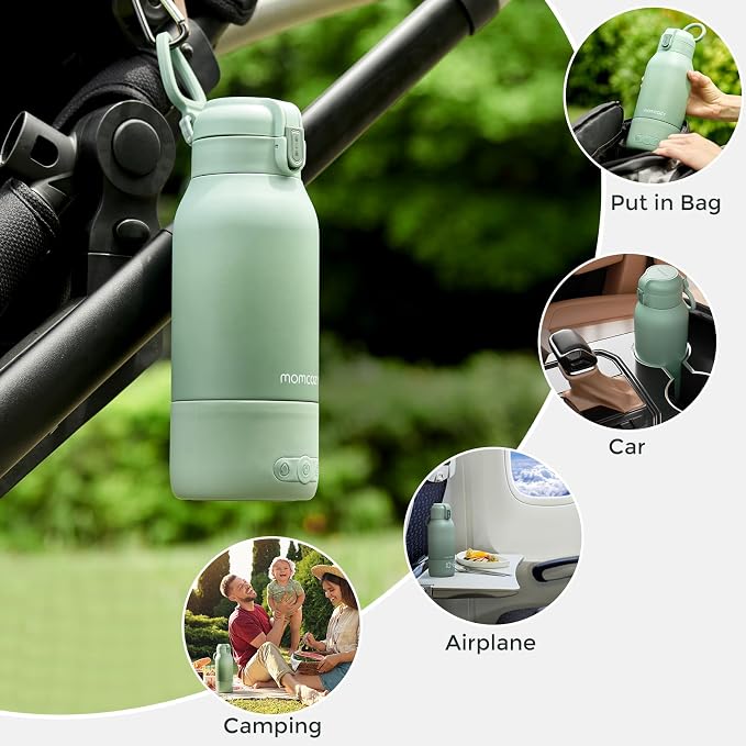 Momcozy Portable Milk Warmer for Travel – Dual Heating Modes for Breast Milk & - Image 6