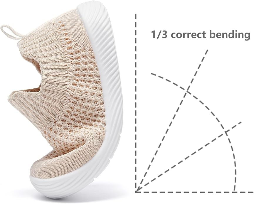 MORENDL Baby Toddler Walking Socks Non-Slip Breathable Unisex Casual Sneakers - Image 5