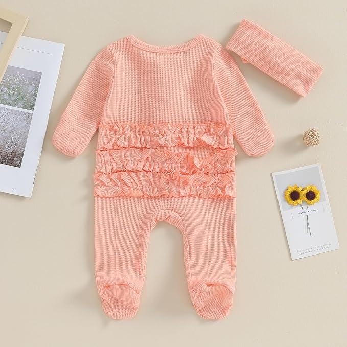 CIYCUIT Baby Girls Cactus Footies Newborn Zip Up Onesie Romper - Image 7