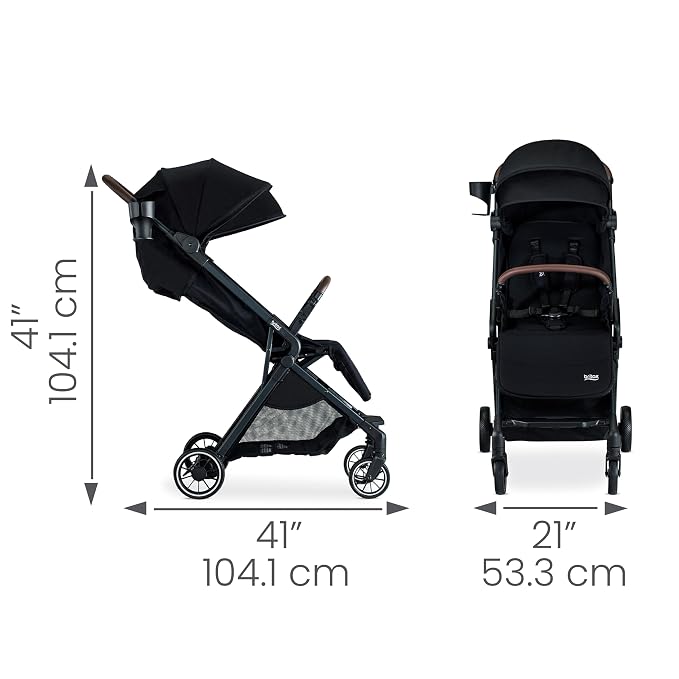 Britax Juniper Compact On-The-Go Stroller, Effortless Fastpack System - Image 8