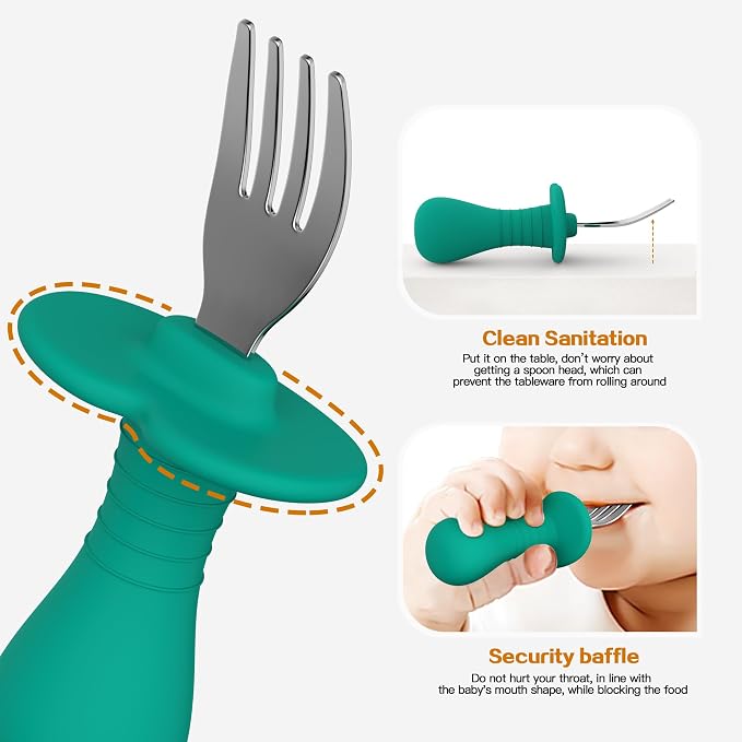 4Pcs Toddler Forks Baby Forks Set - Image 5