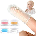 Baby Toothbrush, 360 Degree Bristle Silicone Finger Toothbrush 6 to 12 Months by Itsy+Bitsy+People